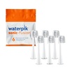 image:imageWaterpik Full Size SonicFusion Replacement Brush Heads 2 Count Black  Genuine Waterpik Brand With Covers SFFB2EB Replace Every 3 MonthsWhite
