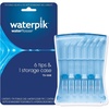 image:imageWaterpik 6 Replacement Tips with Case for Hygienic Storage amp Travel TS100E  Genuine Waterpik Brand Includes 2 Precision 2 Orthodontic 2 Plaque Seeker Water Flosser Tip Refill Heads Nozzles6 Count Pack of 1