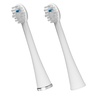image:imageWaterpik Compact SonicFusion Replacement Brush Heads 2 Count Black  Genuine Waterpik Brand No Brush Head Covers SFRB2EB Replace Every 3 MonthsWhite