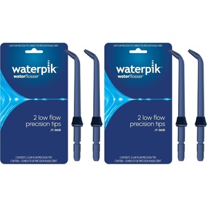 image:imageWaterpik Handheld Water Flosser LowFlow Replacement Tips 2 Count JT360E  Genuine Waterpik Brand Precision Refill Nozzles Heads for Every Day Gum Health Blue Replace Every 6 Months2 Count Pack of 2