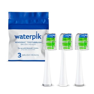 image:imageWaterpik Sensonic Replacement Contour Brush Heads 3 Toothbrush Heads White STWB3WWB