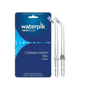 image:imageWaterpik Water Flosser Plaque Seeker Replacement Tips 2 Count PS100E  Genuine Waterpik Brand Refill Nozzles Heads for Implants Bridges and Dental Work Assorted Colors Replace Every 3 Months2 Count Pack of 1