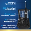 image:imageWaterpik Aquarius Countertop Water Flosser with 10 Settings 7 Tips Blue  For Daily Home Gum Health Dental Braces Implants Teeth Cleaning Multiple Users ADA Accepted WP663 Packaging May VaryBlack