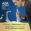 image:imageWaterpik Cordless Advanced Portable Water Flosser Rechargeable White  3 Settings 4 Tips Travel Bag for Gums Teeth Dental Braces Implants Shower Use ADA Accepted WP580 Packaging May VaryGray