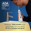 image:imageWaterpik Cordless Advanced Portable Water Flosser Rechargeable White  3 Settings 4 Tips Travel Bag for Gums Teeth Dental Braces Implants Shower Use ADA Accepted WP580 Packaging May VaryWhite