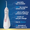image:imageWaterpik Cordless Advanced Portable Water Flosser Rechargeable White  3 Settings 4 Tips Travel Bag for Gums Teeth Dental Braces Implants Shower Use ADA Accepted WP580 Packaging May VaryRose Gold