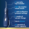 image:imageWaterpik Cordless Advanced Portable Water Flosser Rechargeable White  3 Settings 4 Tips Travel Bag for Gums Teeth Dental Braces Implants Shower Use ADA Accepted WP580 Packaging May VaryBlue