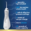 image:imageWaterpik Cordless Advanced Portable Water Flosser Rechargeable White  3 Settings 4 Tips Travel Bag for Gums Teeth Dental Braces Implants Shower Use ADA Accepted WP580 Packaging May VaryWhite