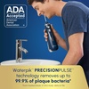 image:imageWaterpik Cordless Advanced Portable Water Flosser Rechargeable White  3 Settings 4 Tips Travel Bag for Gums Teeth Dental Braces Implants Shower Use ADA Accepted WP580 Packaging May VaryBlue