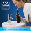 image:imageWaterpik Cordless Express Portable Water Flosser 3 AA Batteries White  2 Settings 2 Tips for Daily Gum Health amp Cleaning Teeth Travel Shower Use ADA Accepted WF02 Packaging May VaryBlack