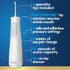 image:imageWaterpik Cordless Gem 5100 Portable Water Flosser Rechargeable White  2 Settings 3 Tips Travel Mode amp Bag for Gums Teeth Braces Implants Shower Use ADA Accepted WF27 Packaging May VaryWhite