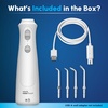 image:imageWaterpik Cordless Pearl Portable Water Flosser Rechargeable White  2 Settings 4 Tips for Daily Gum Health amp Cleaning Teeth Dental Braces Implants ADA Accepted WF13 Amazon ExclusivePearl White