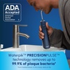 image:imageWaterpik Cordless Pulse 3100 Portable Water Flosser Rechargeable White  2 Settings 1 Precision Tip amp 1 Tongue Cleaner Tip for Fresh Breath Travel Shower Use ADA Accepted WF20 Amazon ExclusiveBlue