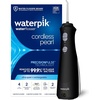 image:imageWaterpik Cordless Pearl Portable Water Flosser Rechargeable White  2 Settings 4 Tips for Daily Gum Health amp Cleaning Teeth Dental Braces Implants ADA Accepted WF13 Amazon ExclusiveBlack