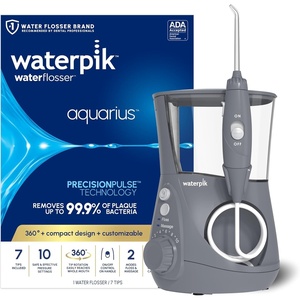 image:imageWaterpik Aquarius Countertop Water Flosser with 10 Settings 7 Tips Blue  For Daily Home Gum Health Dental Braces Implants Teeth Cleaning Multiple Users ADA Accepted WP663 Packaging May VaryGray