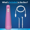image:imageWaterpik Cordless Pulse 3100 Portable Water Flosser Rechargeable CyanMauve
