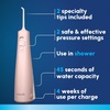 image:imageWaterpik Cordless Pulse 3100 Portable Water Flosser Rechargeable CyanPink
